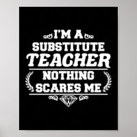 Funny Substitute Teacher Preschool Teacher