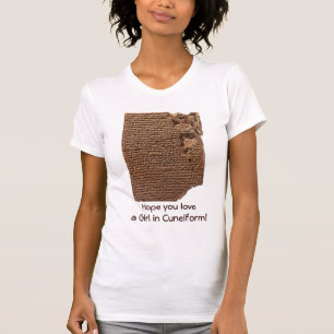 Funny "Sumerian Cuneiform Writing" T-Shirts
