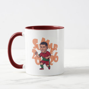 Funny Summer 2026 Soccer Player Mug