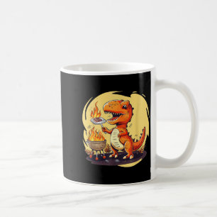 Funny summer barbecue for dinosaur boys and girls coffee mug