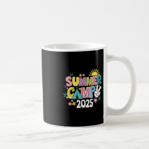 Funny Summer Camp 2025 Summer Vacation Matching Fa Coffee Mug
