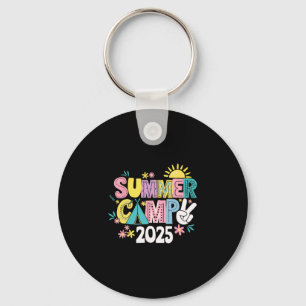 Funny Summer Camp 2025 Summer Vacation Matching Fa Key Ring