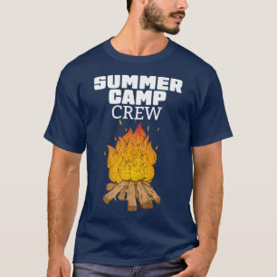 Funny Summer Camp Crew Student Church Camping T-Shirt