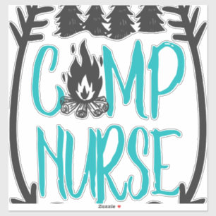 Funny Summer Camp Nurse Nursing Gift Camping RN