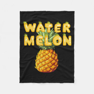 funny summer ne watermelon yellow graphic Men Fleece Blanket
