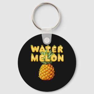 funny summer ne watermelon yellow graphic Men Key Ring