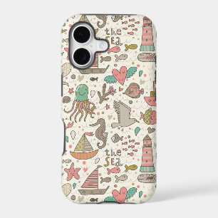 Funny Summer Pattern With Ships