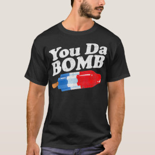 Funny Summer Popsicle Retro You Da Bomb 80s Gift T-Shirt