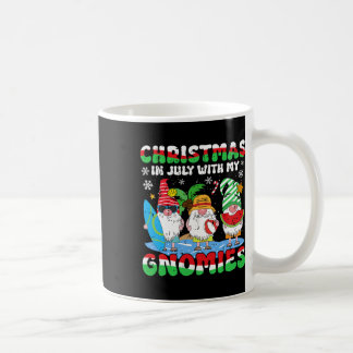 Funny Summer Vacation Gnomies Gnomes For Christmas Coffee Mug