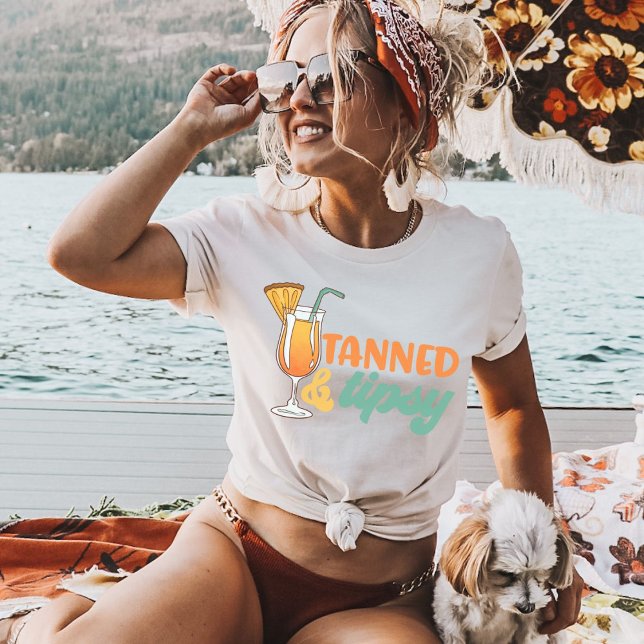 Funny Summer Vacation, Retro Beach Vibes T-Shirt (Creator Uploaded)