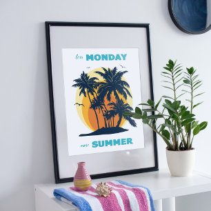 Funny summertime design. poster