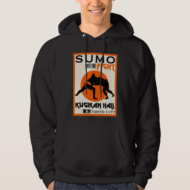 Funny Sumo Wrestler Hoodie (Front)