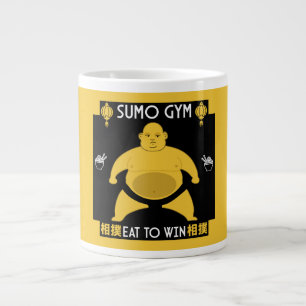 Funny Sumo Wrestler Large Coffee Mug