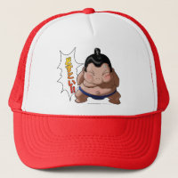 Funny Sumo Wrestler with Dosukoi