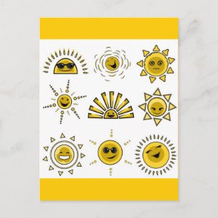 funny_sun2 postcard