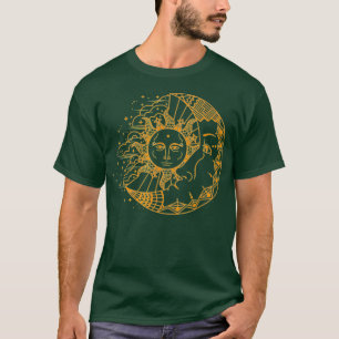 Funny Sun Moon Astrology Astronomer Astronomy Men  T-Shirt