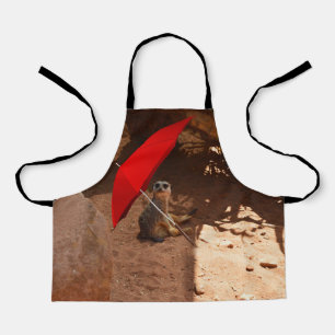 Funny Sun Smart Meerkat, Apron