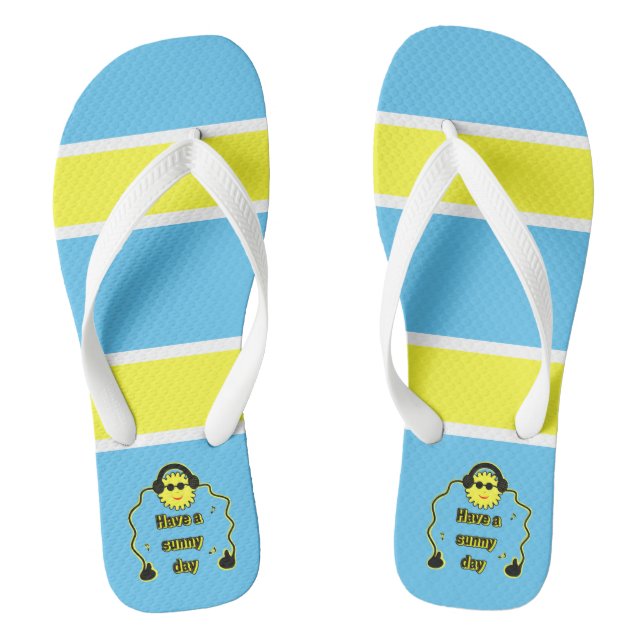 Funny sun thongs (Footbed)