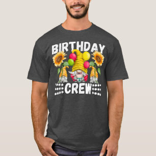 Funny Sunflower Gnome For Women & Garden Birthday T-Shirt