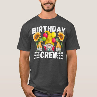 Funny Sunflower Gnome For Women & Garden Birthday  T-Shirt