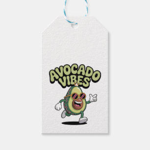 Funny Sunglasses Avocado Gift Tags