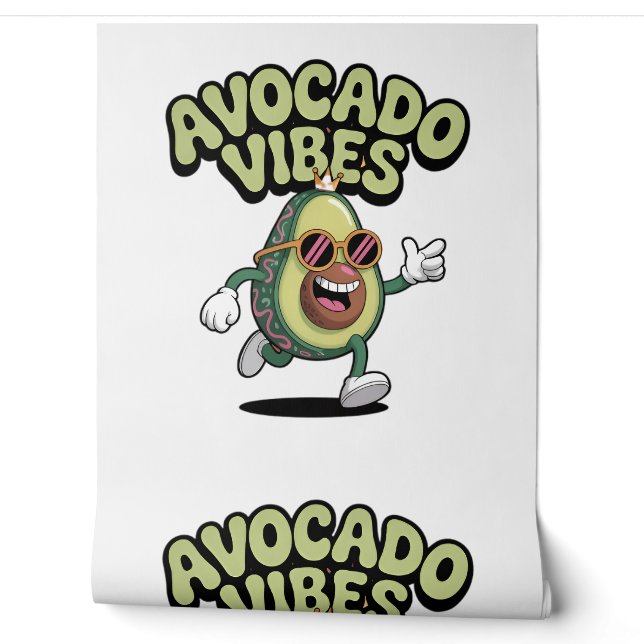 Funny Sunglasses Avocado Wallpaper (Unrolling)