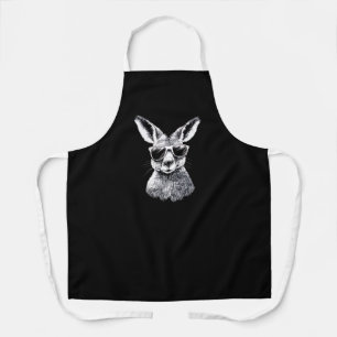 Funny Sunglasses Kangaroo Australian Animal Design Apron