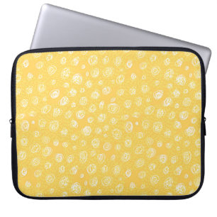 Funny sunny seamless patternabstract,art,backgroun laptop sleeve