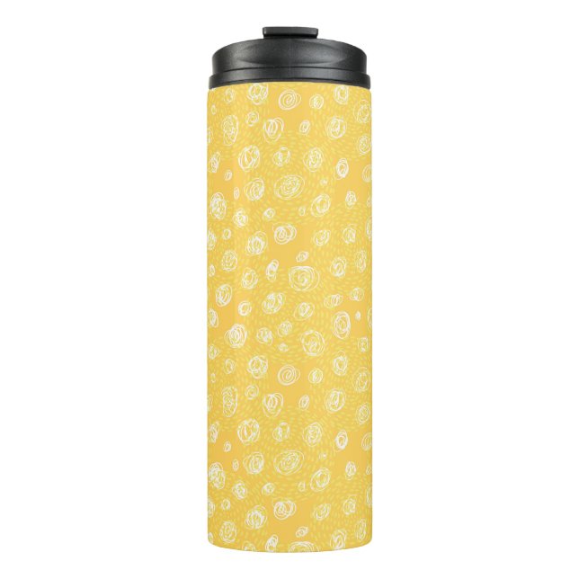 Funny sunny seamless patternabstract,art,backgroun thermal tumbler (Front)