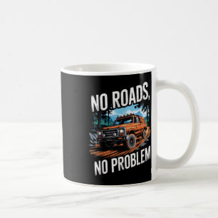 Funny Sunset 4x4 Car Off Road Wave Big Cars Drivin Coffee Mug