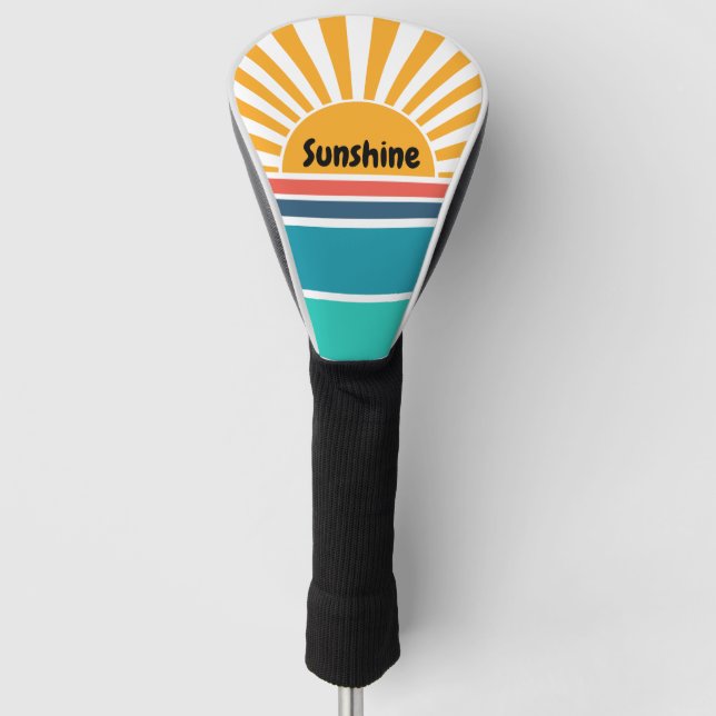 Funny Sunshine Golf Head Cover (Front)
