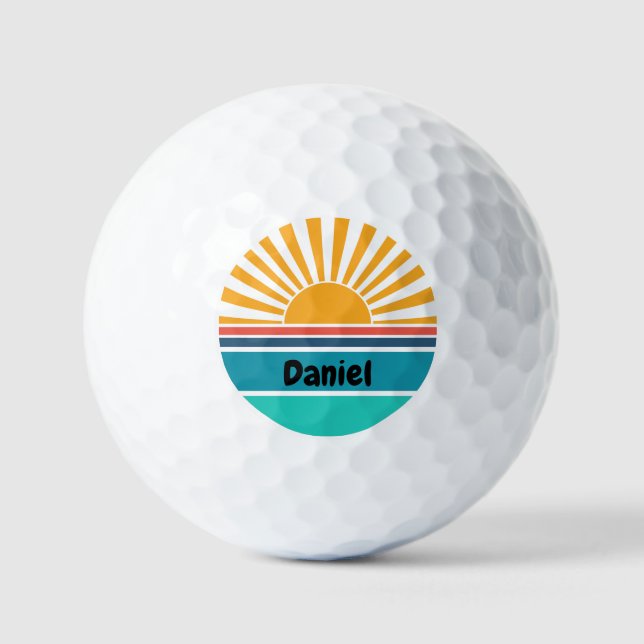 Funny Sunshine Name  Golf Balls (Front)