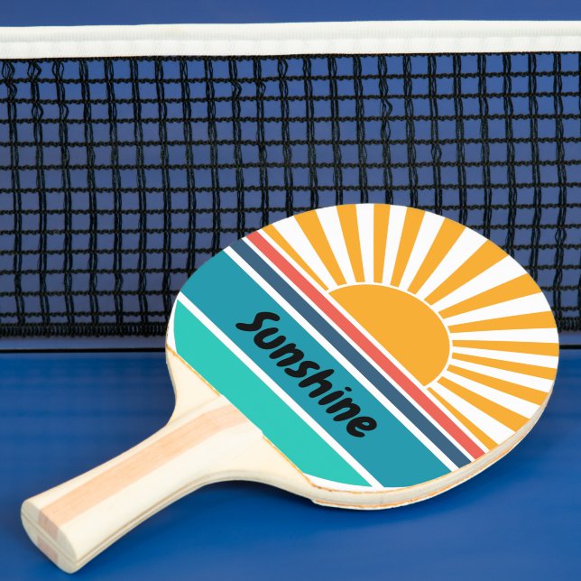 Funny Sunshine Ping Pong Paddle (Insitu)