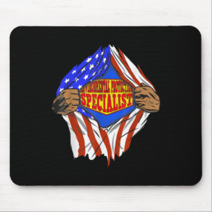Funny Super Environmental Protection Specialist He Mouse Pad