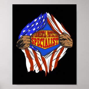 Funny Super Environmental Protection Specialist He Poster