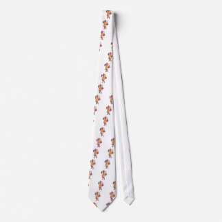 funny super hero hot dog character tie