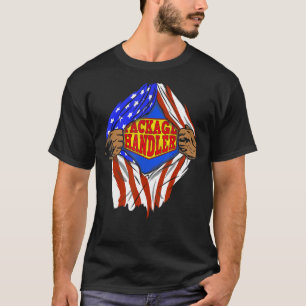 Funny Super Package Handler Hero Job T-Shirt