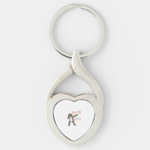 Funny Super Sloth Superhero Dabbing Dance Move Dab Key Ring