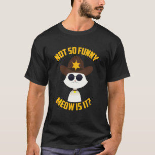 Funny Super Trooper Meow is It Cat Lover Vintage T-Shirt