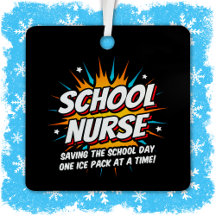 Funny Superhero School Nurse Appreciation