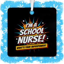 Funny Superpower School Nurse Appreciation