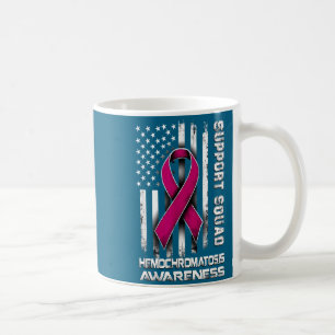 Funny Support Squad Hemochromatosis Awareness Coffee Mug