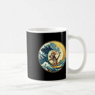 Funny Surf Board Great Wave Kanagawa Surfing - Ben Coffee Mug