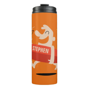 Funny Surfer with Cocktail custom name tumbler