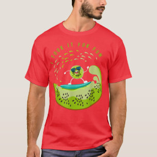 Funny Surfing Kiwi Fruit Vacation Beach I Took It  T-Shirt