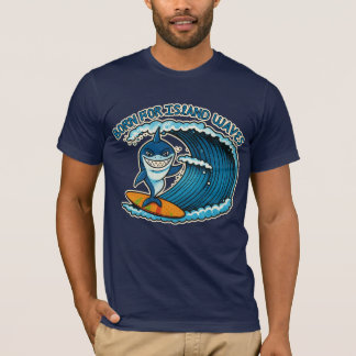 Funny Surfing Shark T-Shirt for Men & Women