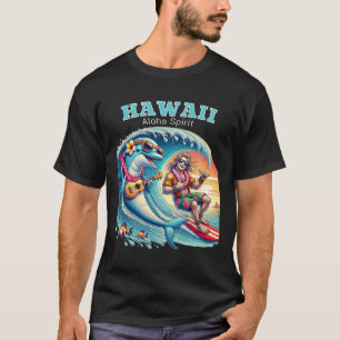 Funny Surfing Shirt - Aloha Spirit Hawaii