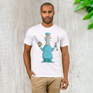 Funny Surgeon Cartoon Hilarious Medical Humour  T-Shirt