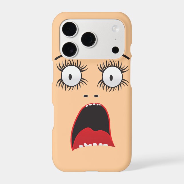 Funny Surprized lady face (Back)