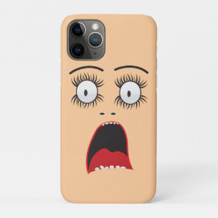 Funny Surprized lady face iPhone 11 Pro Case